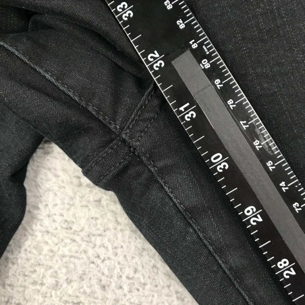 LEVIS 512 Size 16M Bootcut Black Denim Perfectly Slimming High Rise - Picture 14 of 16